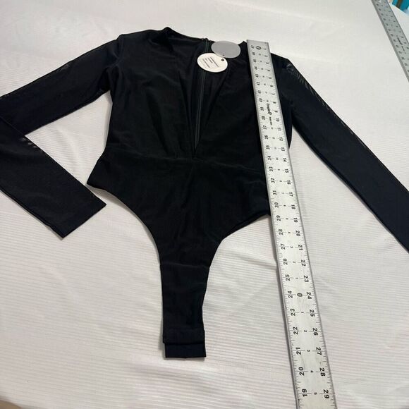 NWT MISHA Collection Revolve Black Maddelena Bodysuit Size Small New - Picture 6 of 12